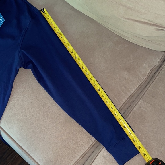 Life is Good Golf Crusher Long Sleeve Hooded Tee Shirt Golfer.  Size Medium Navy - Picture 8 of 11